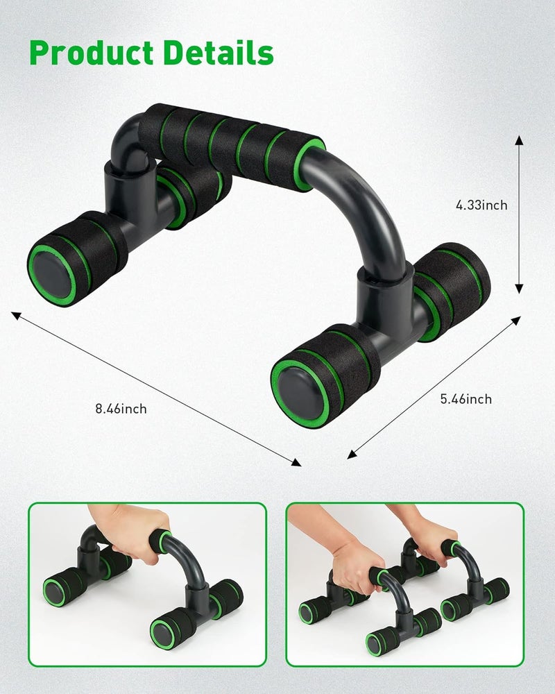 CUNCUI Push up Bar, Structure Portable for Home Fitness Training, Push Up Stands Handle for Floor Workouts, Suitable for Men and Women. - Image 2